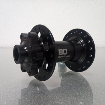 Vorderradnabe / 110 MM / Steckachse Ø 15 MM / Disc (6 Schrauben) / 36GTS / BQ / BQ-FH30503 / Schwarz / E-Bike