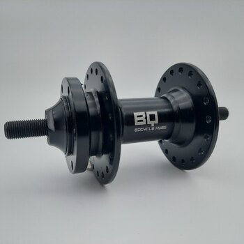 Vorderradnabe / 100 MM / Feste Welle 140 MM / Disc (6 Schrauben) / 36GTS / BQ / BQ-FH30519 / Schwarz / E-Bike