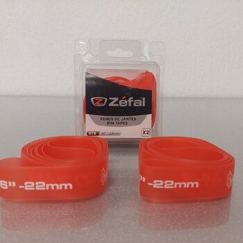 Felgenband / 559-22 MM (26 Inch) / Schlaug / Zefal / Others / < 120 PSI - 8 Bar / 2 Stücke / Rot