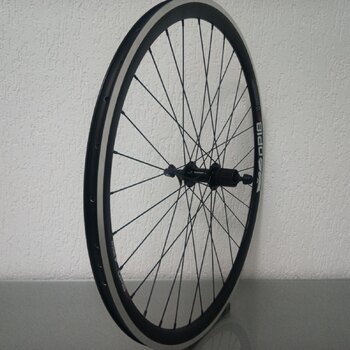 Rear wheel / 622X18C / Rigida - Ryde / DP18 Speed / Black / Shimano / FH-RS400 Tiagra / HG Body 36,85 MM  / 130 MM / Rim brake / Race