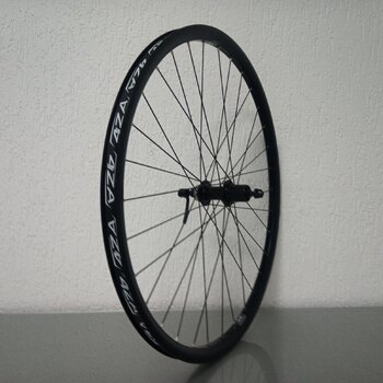 Roue arrière / 622X25C / Rigida - Ryde / ZAC 25 / Noir / Shimano / FH-TX505 Tourney / HG Body 35 MM / 135 MM / Disc (Centerlock) / VTT - Tour