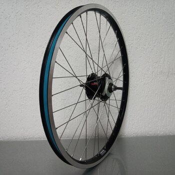 Hinterrad / 559X25C / Rigida - Ryde / Andra 40 / Schwarz / Shimano / Nexus Inter 8 SG-C6001-8R / 8S / 131 MM / Rollerbrake oder Felgenbremse / Cargo