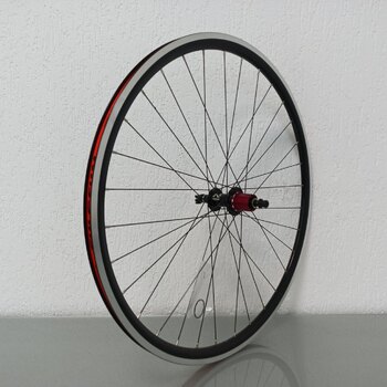 Roue arrière / 622X16C / Rigida - Ryde / DP16 / Noir / Novatec / F482SB-11S / HG Body 36,85 MM / 130 MM / Frein sur jante / Race