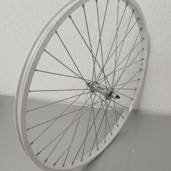 Roue avant / 559X21C / Rodi Parallex / blanc / Union Alu / / 100 MM /