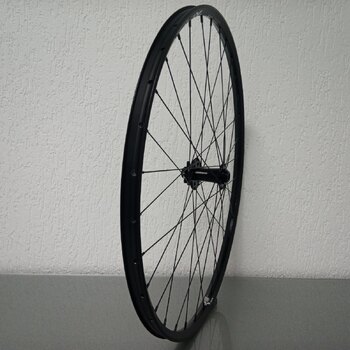 Front wheel / 622X22C / Rigida - Ryde / Yura 22mm / Black / Novatec / D791SB/A /  / 100 MM / Disc (6 bolts) / Gravel