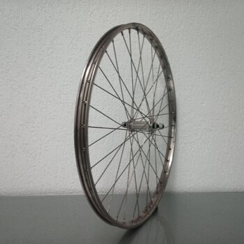 Roue avant / 559X22C / Van Schothorst / Acier inoxydable ST32 / Argent / Union / Autres / / 100 MM / Frein à rétropédalage / City