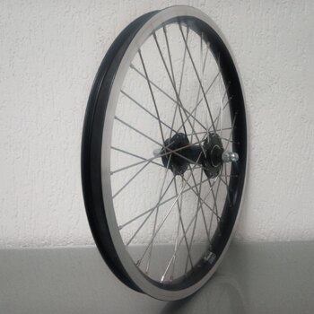 Front wheel / 406X25C / Rigida - Ryde / Andra 40 / Black / Novatec / Others /  / 100 MM / Rim brake or Disc (6 bolts) / Cargo