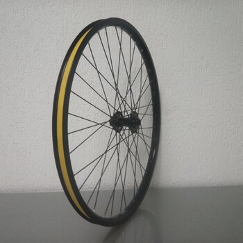 Roue avant / 584X25C / Rigida - Ryde / Andra 40 / Noir / BQ / BQ-FH30504 / / 100 MM / Disque (6 boulons) / E-Bike