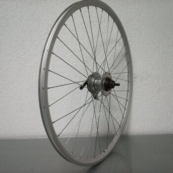 GEBRAUCHTES Hinterrad / 622X19C / Rigida - Ryde / Star XS19 / Silber / Sachs / Torpedo / 3S / 118 MM / Trommelbremse 70 MM / City