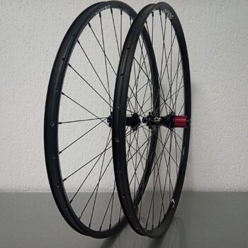 Wheelset / 622X22C / Rigida - Ryde / Yura 22mm / Black / Novatec / D792SB/A-A 4A / HG Body 36,85 MM / 142 MM / Disc (6 bolts) / Gravel - Cyclocross