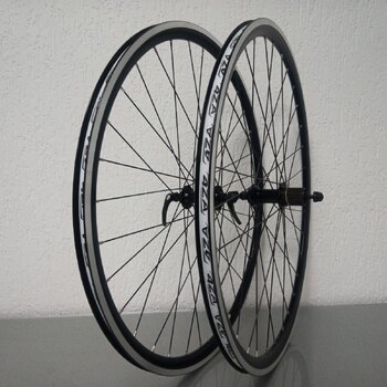 Wielset / 622X16C / Rigida - Ryde / DP16 / Zwart / Shimano / FH-RS400 Tiagra / HG Body 36,85 MM / 130 MM / Velgrem / Race